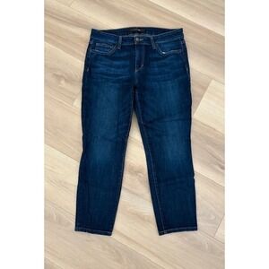 JOE'S Jeans Women's Size 30 Dark Wash Denim Ankle Crop Mid-Rise‎ Slim Fit